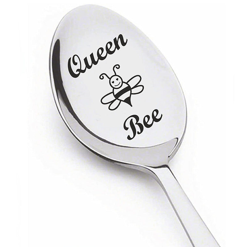 Wholesale Stainless Steel Personalized Creative Engraving Father's Day Spoon